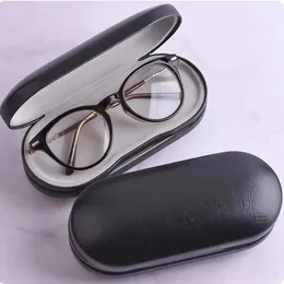 Mit Spiegel Sonnenbrille gelagert für Frauen PU Leder Brillenkoffer Spektakel Gehäusekontakt Lens Hülle Brille Box 240518