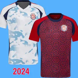 2024 Costa Rica J.Campbell Mens Soccer Jerseys Национальная команда A.contreras G.torres Borges C Home Away футбольные рубашки с коротким рукавом униформа