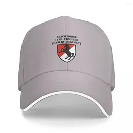 Ball Caps BLACKHORSE 11TH ARMORED CAVALRY REGIMENT Cap Baseball Uv Protection Solar Hat Sports Drop Women's Men's