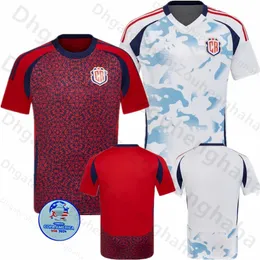 Kosta Rika Futbol Formaları Evde 2024 COPA Amerika Milli Takımı J.Vargas A.Contreras M.Ugalde F.Calvo K.Vargas Futbol Gömlek Kiti Erkekler