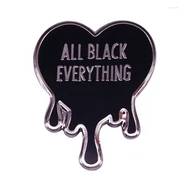 Брохи Fiasco Lupe All Black все жесткие эмалевые штифты собирают забавные металлические мультипликационные броши рюкзак рюкзак