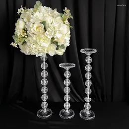 Party Decoration Acrylic Flower Stand Floral Ball Display Pedestal Candle Rack Wedding Table Centerpiece Holder For and Event