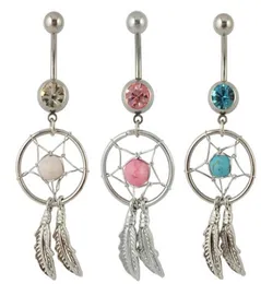 D0008 Dream Belly Navel Knopf Ring Mix Colors01234561192411