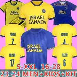 23 24 CABI Tel Aviv Soccer Jerseys Saborit Zahavi Biton Cohen Milson Glazer Peretz 2023 2024 Home Away Football Shirts Män Kort ärmuniformer