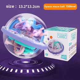 Cubi magici Nuovo originale Magic 3D Space Mission Maze Puzzle Ball Ball Ball Labyrinth Sphere Globe Toys Educational Kids Regali Y240518