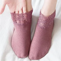Women Socks No-Slip Boat For Lace Edge Short Ankle Summer Sweat-Absorbing Breathable Invisible Sock Chaussette Femme