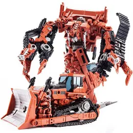 Transformation Toys Robots BMB AOYI Nuovo film di trasformazione da 8 in 1 film di trasformazione Toy Ko Robot Bulldozer Engineering Vehicle Model Action Picture per bambini D240517