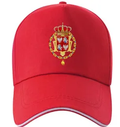 Lehçe Commonwealth Flag Gaseba Cap Özel Adı Numarası Polonya Bayrakları Güneş Şapkası Baskı Kırmızı Beyaz Kap q09119455060