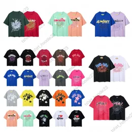 디자이너 T 셔츠 남자 셔츠 555 천사 Tshirt 여자 SP5555 Hoodiestshirts 힙합 팝 짧은 슬리브 느슨한 티 면화 Tshirts High Street pua97b#