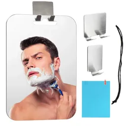2024 1pcs Acrylic Mirror With Wall Suction Shower Mirror For Man Shaving Women Makeup Portable Travel Bathroom Accessoriesfor Bathroom Accessories