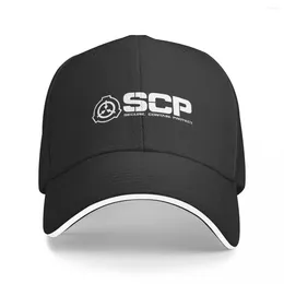 Berets SCP Foundation Secure zawieraj czapkę Cap Fashion Casual Baseball Caps Regulowane czapkę Summer unisex kapelusze polichromatyczne