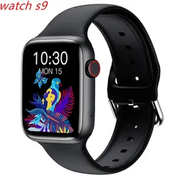 Yeni Akıllı Saat Serisi 9 8 45mm 2.1 "Erkekler Kadınlar İzle Bluetooth Çağrı Bileklik Bileklik Kablosuz Şarj Fitness Tracker Sport Smartwatch Iwo Android iOS Saatler