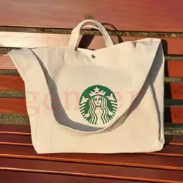 2020 Designer-Starbucks Messenger Schulter Mama Tasche Leinwand Freizeit Einkaufstaschen Großer Umhängetaschen Messenger Bagc42f# 225s