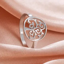 Anello di acciaio inossidabile anello femminile femminile vichinga amuleto anelli di dito di gioielli vintage regali di compleanno per amici all'ingrosso