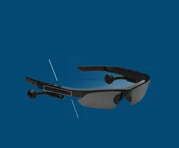 Modello privato Bluetooth Sports Smart Smart Glasses Anti Blue Driving O occhiali da sole tocco usura comoda materiale ABSPC commerciale 7308909