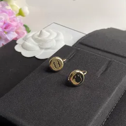 Luxury 18K Orecchini in argento placcati in oro Designer Mini Orecchini Classic Mini Girl Cute Cine Girl Exclusive Earing Box Birthing Birthing Party