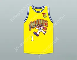 Niestandardowe nazwa nie ma młodzieży/wizę dla dzieci 1 Jersey Basketball Jersey 7. doroczny rock n Jock B Jam 1997 Top zszyte s-6xl