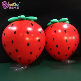 Inflatable Strawberry Cartoon Air Model Closed Air Strawberry Tomato Cherry Fruit Vegetable Garden Park Activity Decoration