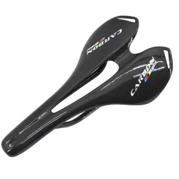 Bicicleta de estrada brilhante 3k 3k fibra de carbono de carbono sela de sela de bicicleta Hollow Out Super Light mais leve sela da sede da frente MTB 240507