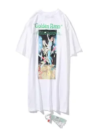 Modedesigner Marke Top Mens Oil Painting Dancing Girl Skull Tee Top Men Womens Sunmer Designer Tshirt Casual Streetwear Shirt 4742115