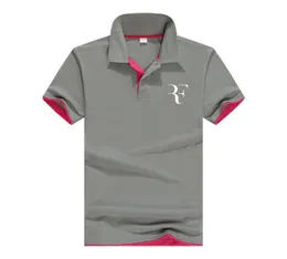 Summer Fashion Roger Federer Perfect Logo Printed Polo RF Новые мужчины Высококачественные социальные рубашки поло для женщин для женщин и Mens02124265