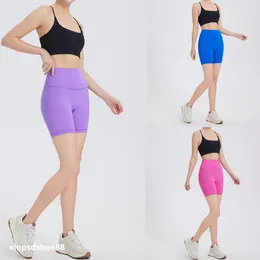 2024 Yoga Hosen Hochverkleidete Yoga-Shorts 4-Punkthosen-Fitness-Yoga-Anzug Spandex Hosen keine t-line-Übung Schnell trocken atmungsablöschbar Schlanker Fit-Lauf Shorts Quality Shorts