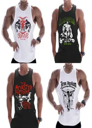 Новый бренд -бренд бодибилдинг Stringer Tops Men Fitness Singlets Gyms одежда мужская рубашка жилет рубашки Mx2008154035935