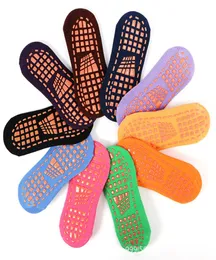 Männer Kinder Trampolin Socken Silikon Antiskid -Socken atmungsaktiv absorbierbar Yoga Fitnessstudio Pilates Socken springen Outdoor Sports Socken4021155
