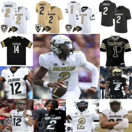 Colorado Buffaloes Football NCAA College Jerseys Shedeur Sanders Syveon Wilkerson Dylan Edwards Travis Hunter Anthony Hankerson Xavier