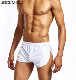 ThullJockmail Nylon Ice Silk Lounge Spandex Trunks Men039S Trunks Sexy Sissy Banties Men Boxers Shorts Home Sleepwear Gay 8931693