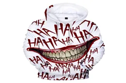 Haha Joker 3d Print Sweatshirt Hoodies Men And Women Hip Hop Funny Autumn Streetwear Hoodies Sweatshirt For Couples Clothes SH19079929365
