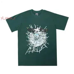 Designer 55555 Tee Luxo Moda masculina camisetas impressas Camiseta solta T-shirt bonito masculino e feminino Casual Casual Sp5ders T-shirt AA15