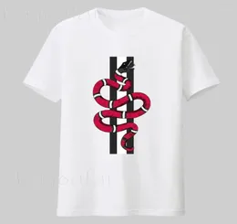 Men039s T Shirts Fashion Air J 6 Retro Carmine Sneaker uomini abbinando Harajuku Snake Tshirt Holiday Sneakerhead Gifts5468227