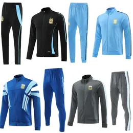 3-star Argentina tracksuit Soccer Jerseys 2024 2025 Home Away jacket Football Shirts MESSIS DI MARIA DYBALA DE PAUL MARADONA Men Kids training suit tracksuits Kit AAA