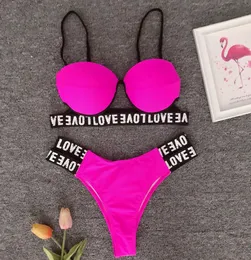 Sexy Brief bedrucktes brasilianischer Bikini Frauen Badebekleidung weiblicher Badeanzug Twopieces Bikini Set Super Push Up Badeanzüge 6609571