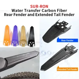 Fenders de fibra de carbono de Surron estendidos mais longos para o sur Ron Light Bee x Tail de guarda -lama extra longa 240509