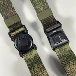 Supporto in vita EMR Digital Camo Square Head Quick Round Round Military Tactical Nylon Belt Letre