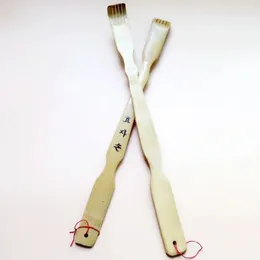 2024 1pcs Dayanıklı Bambu Masajı Geri Çeker Ahşap Vücut Silin Stick Backscratcher Ahşap Vücut Kazanı