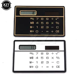 8 Digit Ultra Thin Solar Power Calculator with Touch Screen Credit Card Design Portable Mini for Business School 240430