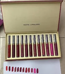 2021 Makeup Lip Gloss 12colorset MAQUILLAGE MARKE MAKTE MATTE LIPGloss Set6662472