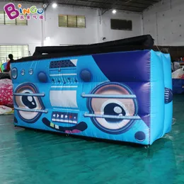 6-meter-high retro cartoon inflatable sound, inflatable model music festival, live event atmosphere decoration, inflatable model props