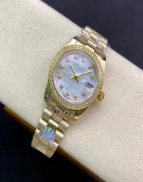 Ladies Watch 31mm من الفولاذ المقاوم للصدأ حزام Diamond Wristwatch Design Men039S COMMANT AUTOMATION AUTORY WATTSES MONTRE 1167091