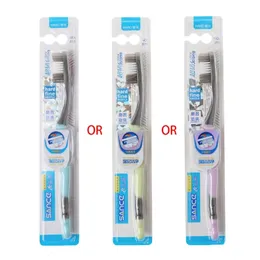 SDOTTER 1PC 성인을위한 Super Hard Bristles Tooth Brush remove infoke blots coffee stains 240511