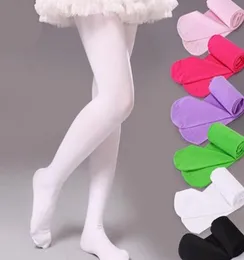 Nuove bambini bambini bambini che ballano collant a colori puri pannelli di collant per bambini calzini leggings collantiestrelle calzini per bambini calze per calze A6897964377