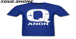 Qanon Dom Movement Thirts Men Q Anon White Rabbit Tshirts Lettera stampata Tshirt Cool Man Summer Tee Camisetas Pullove7098800