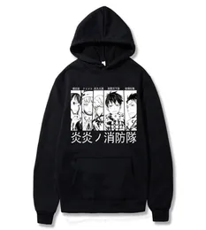 Fire Force Hoodie Men039S Sweatshirts Shinra Kusakabe Akitaru Obi Graphic Hoodie للرجال Cosplay Cosplay Comled Y08021463328