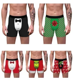 Underpants Elastic Cotton Man Printing Herren Unterwäsche Boxer Shorts Weihnachten Cosplay Männliche Panties8672568