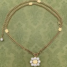 Fasgion Jewelry Women Designer Halskette Klassische Luxurys Kettenbuchstaben G Strass Halsketten Vintage Damen Hals Lace Ladies Geschenk 257z