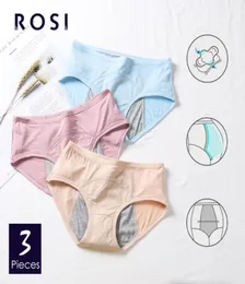 Women039s Mutandine Donne Donne Mestruale Perdite Periodo In biancheria intima di cotone Pantaloni fisiologici ad alta vita Calda traspirante Brie7530745