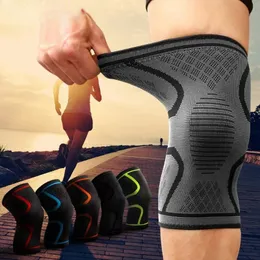 2024 1PCS Fitness Running Cycling Knee Support Braces Elastic Nylon Sport Compression Knee Pad Sleeve for Basketball Volleyballfor Elastic Basketball Knee Brace